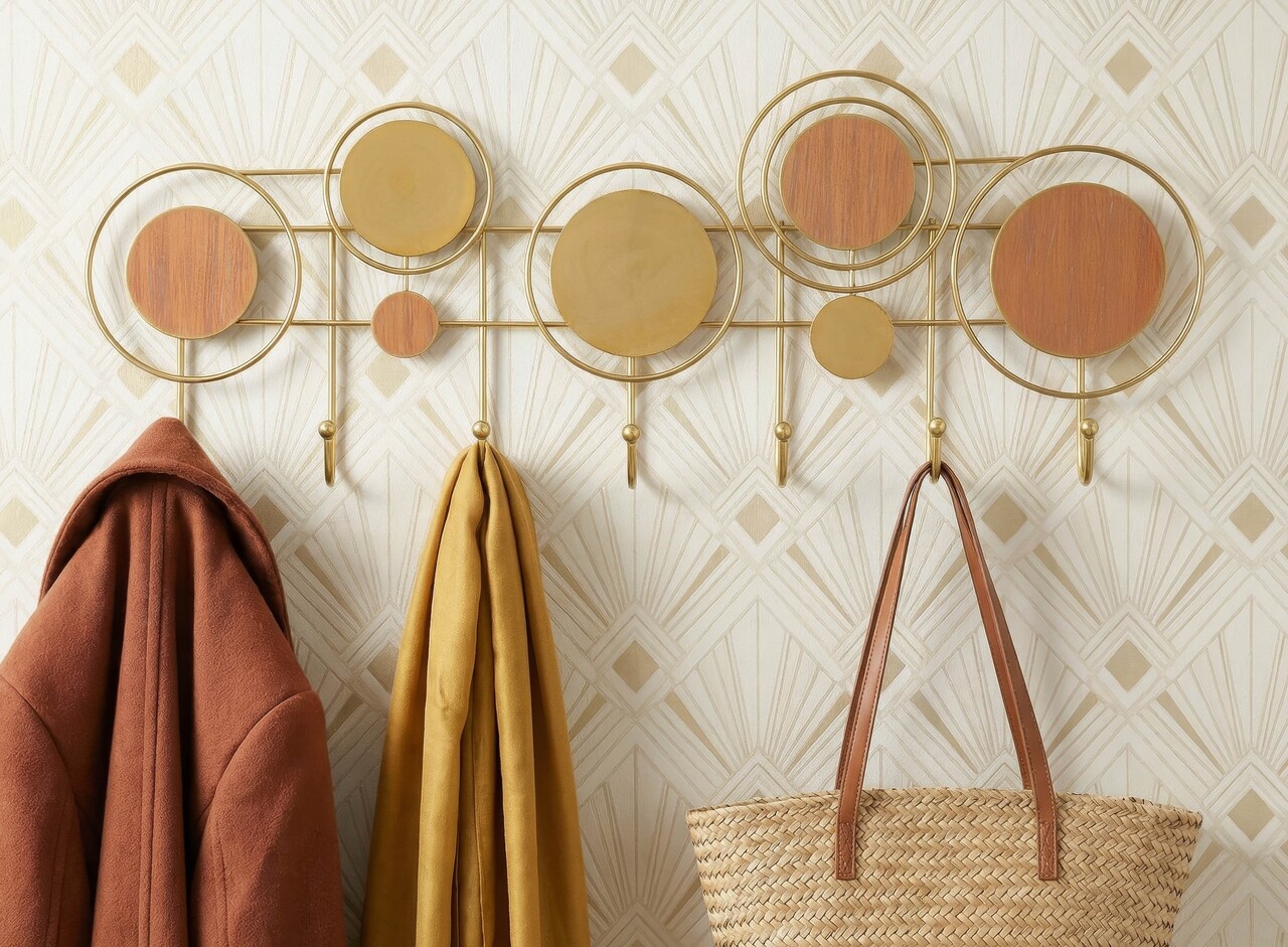 Cuier de perete, Mauro Ferretti, Thursday, 67x4.5x25 cm, metal, multicolor - imagine 7